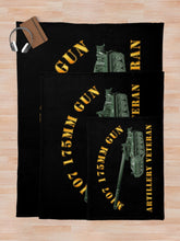 Load image into Gallery viewer, Army - M107 - 175mm Gun - Artillery Veteran Throw Blanket
