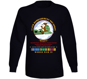 Army - 414th Bombardment Squadron (heavy) - Aac W  Wwii  Eu Svc Long Sleeve