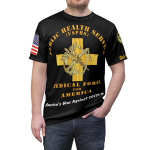 All Over Printing - Public Health Service (USPHS) - Medical Force for America w Back and LR Sleeves