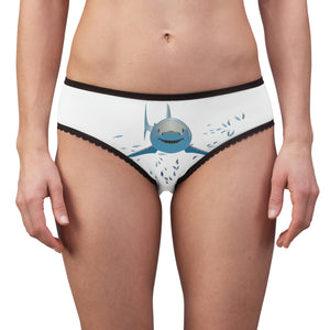 Women's Briefs - Great White Shark with Entourage