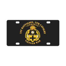 Load image into Gallery viewer, Army - 1st Battalion, 5th Cavalry w Txt Classic License Plate
