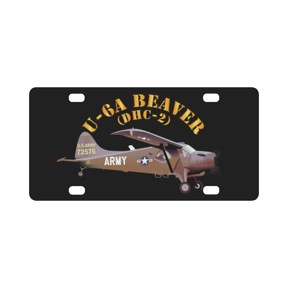 Army - U-6A Beaver (DHC-2) Classic License Plate