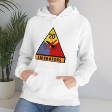 Load image into Gallery viewer, Unisex Heavy Blend™ Hooded Sweatshirt - Army - 20th Armored Division - Liberators wo Txt
