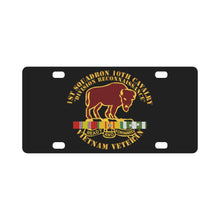 Load image into Gallery viewer, Army - 1st Squadron, 10th Cavalry w SVC Ribbon Classic License Plate
