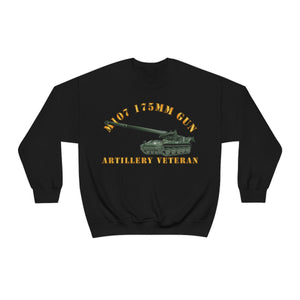 Unisex Heavy Blend Crewneck Sweatshirt - Army - M107 - 175mm Gun - Artillery Veteran