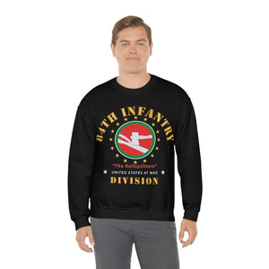 Unisex Heavy Blend Crewneck Sweatshirt - Army - 84th Infantry Division - The Railsplitters wo DS X 300