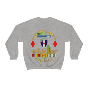 Unisex Heavy Blend Crewneck Sweatshirt - Army - Vietnam Combat Vet - 1st Bn 61st Infantry - 5th Inf Div Ssi