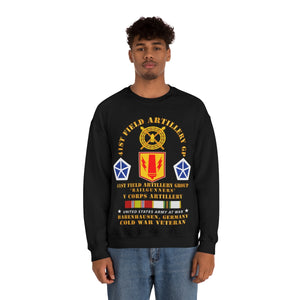 Unisex Heavy Blend Crewneck Sweatshirt - Army - 41st FA Group - Babenhausen, Germany w COLD SVC