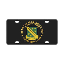 Load image into Gallery viewer, Army - 38th Cavalry Rgiment - Always in Front - DUI X 300 Classic License Plate
