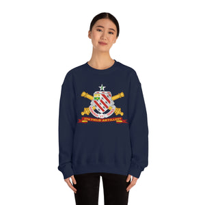 Unisex Heavy Blend Crewneck Sweatshirt -  Army - 8th Field Artillery w Br - Ribbon