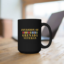 Load image into Gallery viewer, Black Mug 15oz - Army - Grenada Invasion Veteran w EXP SVC
