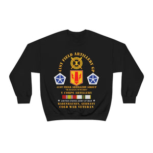 Unisex Heavy Blend Crewneck Sweatshirt - Army - 41st FA Group - Babenhausen, Germany w COLD SVC