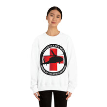 Load image into Gallery viewer, Unisex Heavy Blend Crewneck Sweatshirt - Army MEDEVAC Critical Care Flight Paramedics V1
