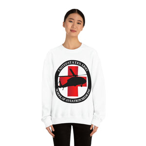 Unisex Heavy Blend Crewneck Sweatshirt - Army MEDEVAC Critical Care Flight Paramedics V1