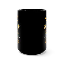 Load image into Gallery viewer, Black Mug 15oz - USMC - Gulf War Veteran - 3rd Bn, 5th Marines w CAR GULF SVC
