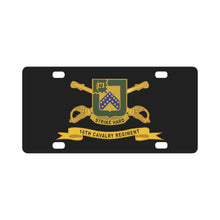 Load image into Gallery viewer, Army - 16th Cavalry Regiment w Br - Ribbon Classic License Plate
