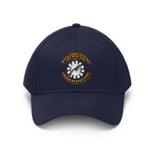 Load image into Gallery viewer, Unisex Twill Hat - Navy - Rate - Data Processing Technician - Direct to Garment (DTG) - Printed
