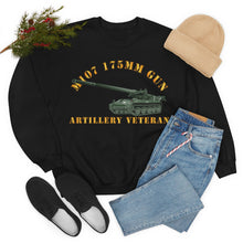 Load image into Gallery viewer, Unisex Heavy Blend Crewneck Sweatshirt - Army - M107 - 175mm Gun - Artillery Veteran
