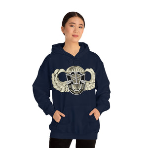 Unisex Heavy Blend Hooded Sweatshirt - SOF - Airborne Badge - SF - DUI