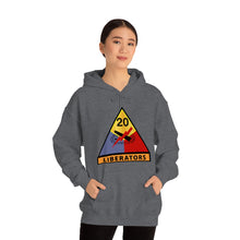 Load image into Gallery viewer, Unisex Heavy Blend™ Hooded Sweatshirt - Army - 20th Armored Division - Liberators wo Txt
