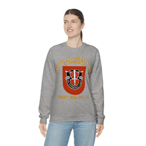 Unisex Heavy Blend Crewneck Sweatshirt -  Army - 7th Special Forces Group W Flash - Fbnc