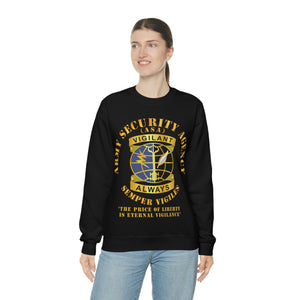 Unisex Heavy Blend Crewneck Sweatshirt - Army Security Agency - DUI - Always Vigilante