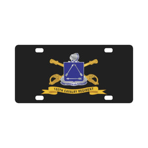 Army - 180th Cavalry Regiment w Br - Ribbon X 300 Classic License Plate