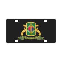 Load image into Gallery viewer, Army - 8th Military Police Brigade - SSI w Br - Ribbon Classic License Plate
