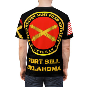 Unisex AOP - Fort Sill, Home of the Artillery - Veteran with Horse Caisson