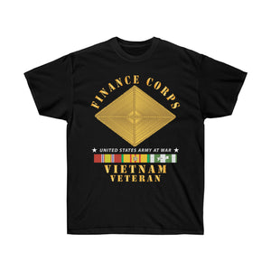 Unisex Ultra Cotton Tee -  Army - Finance Corps - Vietnam Vet w VN SVC X300