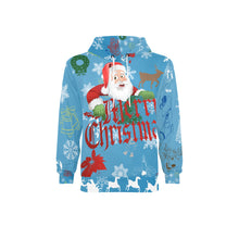 Load image into Gallery viewer, Santa Claus is coming to town New Men&#39;s All-Over Print Hoodie (Model H55)
