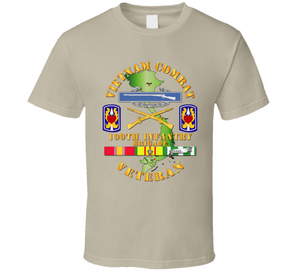 Army - Vietnam Combat, 199th Infantry Brigade, Veteran with Shoulder Sleeve Insignia - T Shirt, Premium and Hoodie