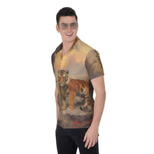 Load image into Gallery viewer, All-Over Print Men&#39;s Shirt - Looking Lion
