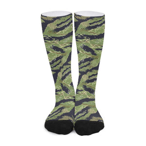 Vietnam Tiger Stripe Camouflage - AOP Unisex Long Socks