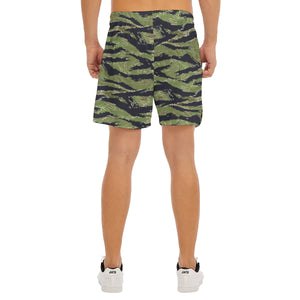 Vietnam Tiger Stripe - AOP - Side Split Running Shorts