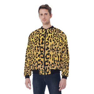 All-Over Print (AOP) Men's Bomber Jacket - Leopard Spots