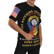 Load image into Gallery viewer, All-Over Print Men&#39;s O-Neck T-Shirt - 1st Battalion, 504th Parachute Infantry Regiment (PIR) (Red Devils) - Fort Bragg, North Carolina
