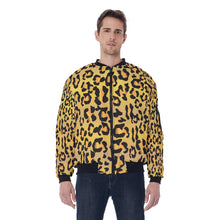 Load image into Gallery viewer, All-Over Print (AOP) Men&#39;s Bomber Jacket - Leopard Spots
