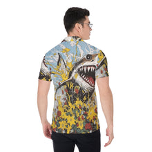 Load image into Gallery viewer, All-Over Print Men&#39;s Shirt - Swimming Shark
