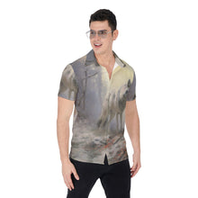 Load image into Gallery viewer, Painted Tree - Shadow Wolf - All-Over Print Men&#39;s Shirt
