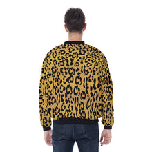 Load image into Gallery viewer, All-Over Print (AOP) Men&#39;s Bomber Jacket - Leopard Spots
