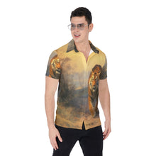 Load image into Gallery viewer, All-Over Print Men&#39;s Shirt - Walking Tiger
