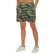 Load image into Gallery viewer, Vietnam Tiger Stripe - AOP - Side Split Running Shorts
