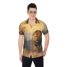 Load image into Gallery viewer, All-Over Print Men&#39;s Shirt - Walking Tiger
