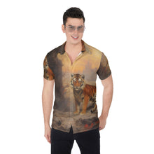 Load image into Gallery viewer, All-Over Print Men&#39;s Shirt - Looking Lion
