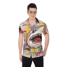 Load image into Gallery viewer, All-Over Print Men&#39;s Shirt - Shark
