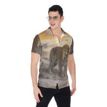 Load image into Gallery viewer, All-Over Print Men&#39;s Shirt - Tiger walking
