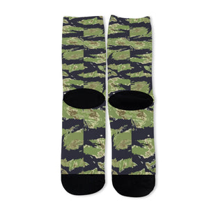 Vietnam Tiger Stripe Camouflage - AOP Unisex Long Socks