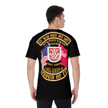 Load image into Gallery viewer, 307th Airborne Engineer Battalion, 82nd Airborne Division - AOP Men&#39;s O-Neck T-Shirt
