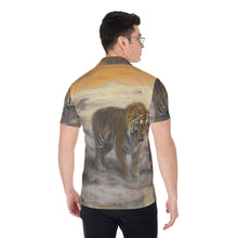 Load image into Gallery viewer, All-Over Print Men&#39;s Shirt - Tiger walking
